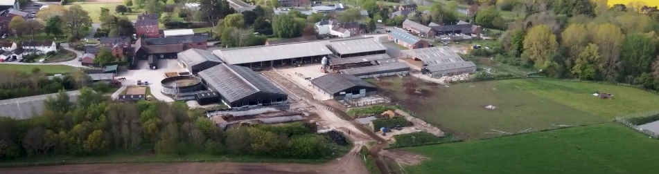 Walford monitor farm UK birds eyeview