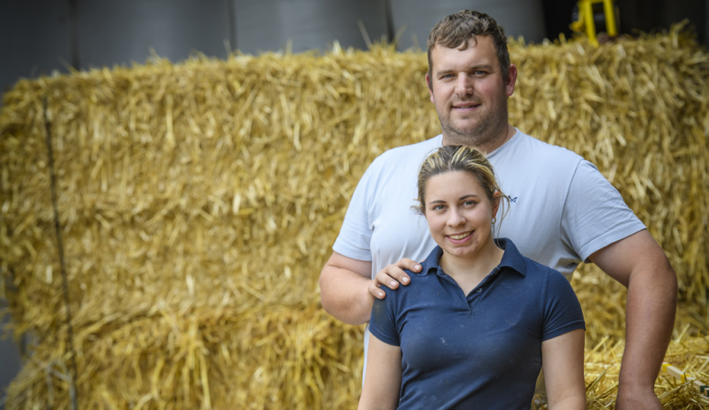 Josh and Lauren - Dairy Farmer of the Year finalists 2023