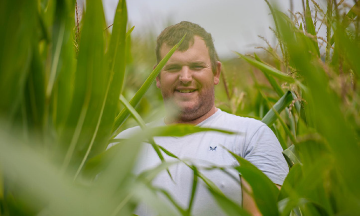 Josh made it into the top three finalists at dairy farmer of the year